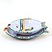 Set Piatti Pesce 2 pz. Posto tavola Singolo da Pesce in Ceramica di Caltagirone