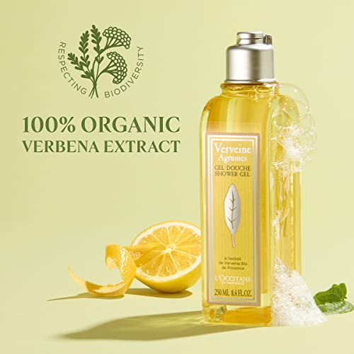 L'OCCITANE Bath & Shower Gel, Daily Foaming Body Wash Gently Cleanses, Moisturizes & Refreshes Skin, Eco-Friendly Options, All Skin Types, Vegan