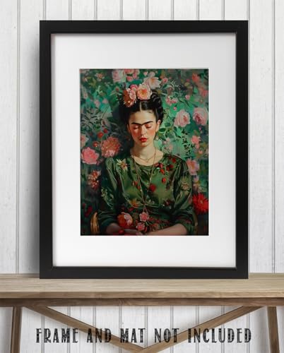Lone Star Art Frida Kahlo In Green: 11X14 Poster thumb #7