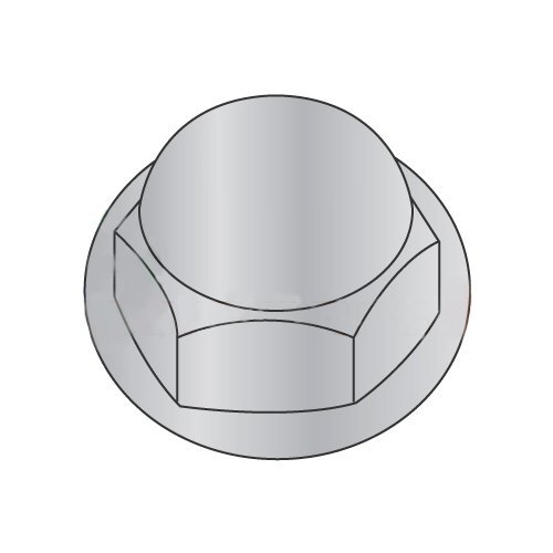 3/8-16 Washer-Based Acorn Nuts/Closed End/Diecast Zinc Alloy (Carton: 500 pcs)