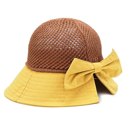 Sombrero de sol para mujer KXF amarillo talla única