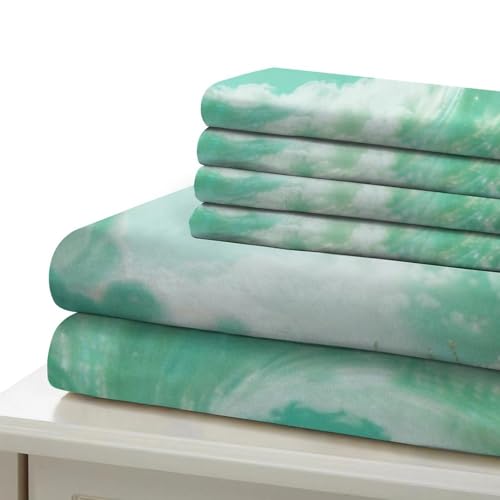 Parure de lit 200x200 Nuages Oniriques housse couette ado - 6