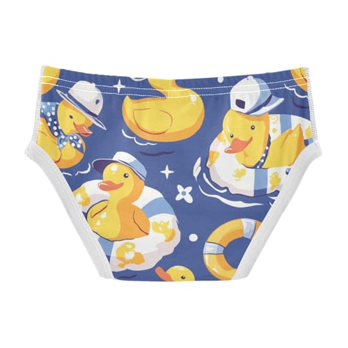 KLL Yellow Duck Cartoon Little Boys Comfort Underwear Cute Children Panties2