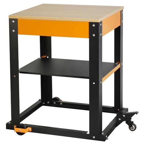 Pohadr Planer Stand with Wheels,500 lbs Load Capacity Drill Press Stand,Heavy Duty Power Tool Stand, for Most Planers, Saws, Bench-top Machines, Power Tools Cover