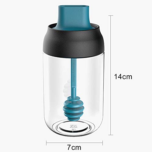 heaven2017 3 Contagem Condimento Pot Spice Garrafa Escova de Tampa de Mel Tempero Servindo Colheres