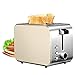 SSZZ Toster ze stali nierdzewnej, mała maszyna śniadaniowa, automatyczna opiekacz do kanapek, 7-stopniowa regulacja, 2