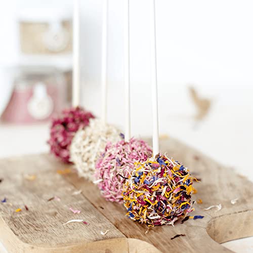 Rosie Rose essbarer bunter Kornblumenblütenmix classic, 6g getrocknete Kornblumen Deko als Tortendeko, natürlich & geschmacksneutral, zum Kochen, für Tee, Cupcakes, Salate und Torten-Dekorationen