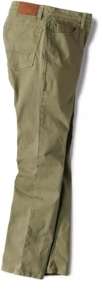 Orvis Men’s 1856 Stretch Twill 5-Pocket Pants – Regular and Slim Fit Casual Cotton Blend Trousers with Flex Comfort