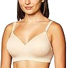 Fruit of the Loom Women's Seamless Wire Free Lift Bra,In The Buff,38D