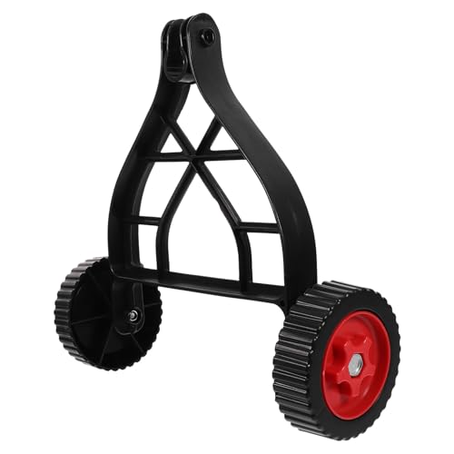 Roue de tondeuse réglable fini l'herbe irrégulière support jardin
