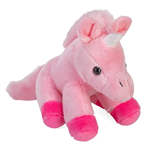 Licorne rose en peluche 12 cm Wild Republic Pocketkins Eco