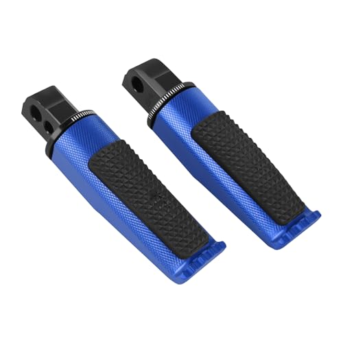 Repose-pieds moto bleu pour Suzuki SV650 et GSXR en balade routière