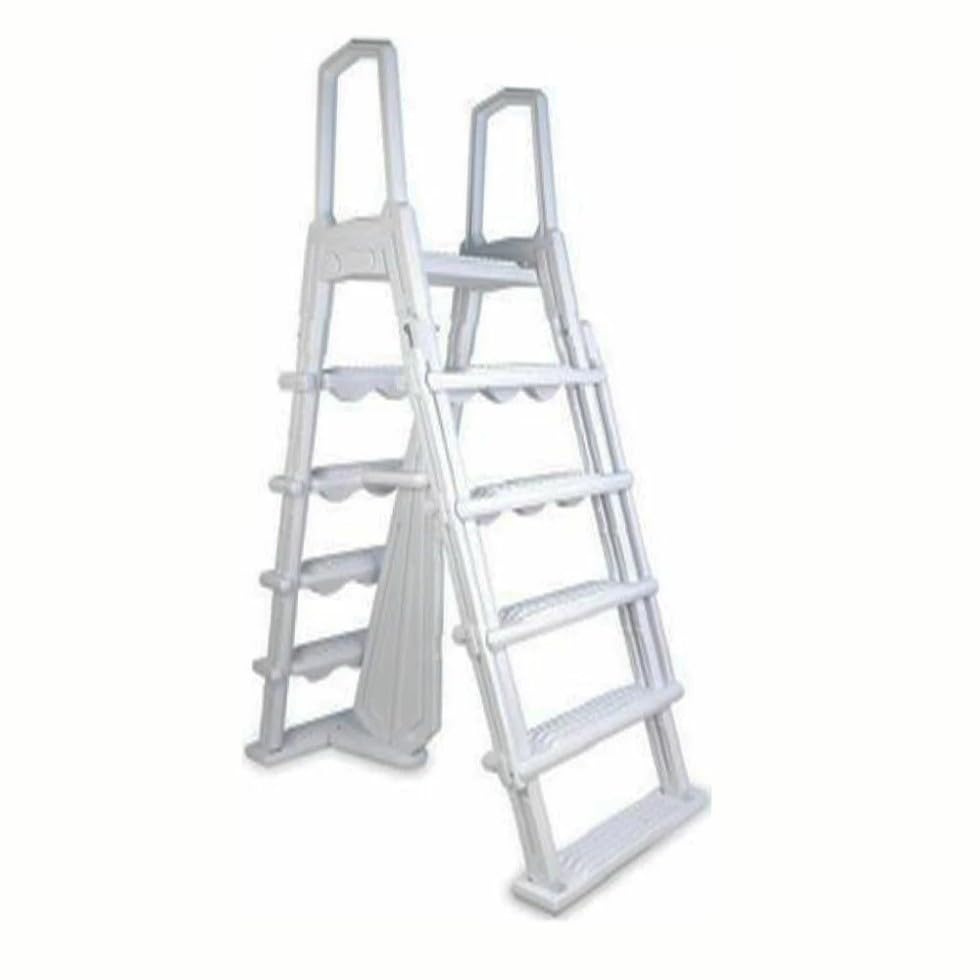Escalera para piscina de superficie altura 77.4 in ancho 25.4 in miniatura 3