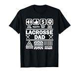 Lacrosse Dad Funny Contents of Sports Father T-Shirt