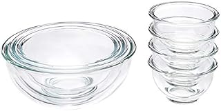 AmazonCommercial Mixing Bowls, 7 Piece Set, Lids Not Included