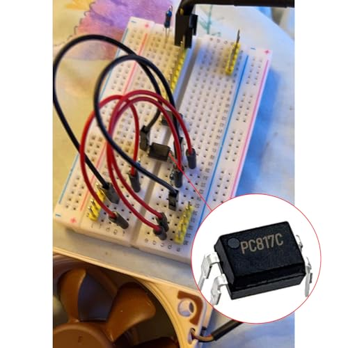 40 pcs PC817C Optokoppler 2.54mm DIP 4 pin 4pin 4 poliger Fotokoppler zur Montage, Pins, für zum Selbermachen,DIP-4, 2,54 mm Abstand