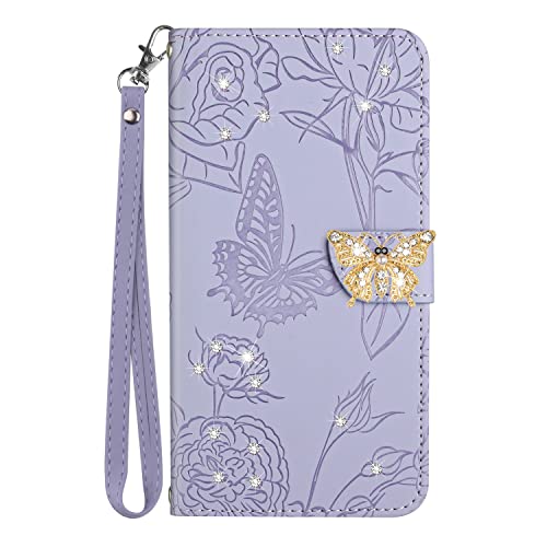 Étui pour Oppo Reno 7 4G anti-rayure et antichoc couleur violette avec support de visionnage