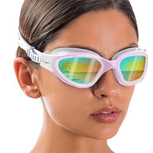 Lunettes de natation polarisées AqtivAqua DX-R verres miroir contre les reflets
