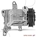 A-Premium Air Conditioner AC Compressor with Clutch Compatible with Subaru Forester 2014-2018, Impreza 2012-2016 2.0L, Crosstrek 2016-2017, XV Crosstrek 2013-2015, GAS only