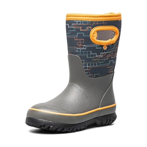 Image of BOGS Grasp Kids Waterproof Rain Boots, Insulated Winter Snow Boots