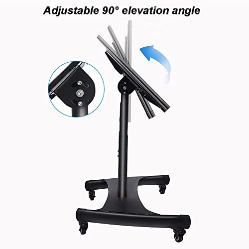 Soporte para TV móvil de piso ajustable 32-70 pulgadas miniatura 6