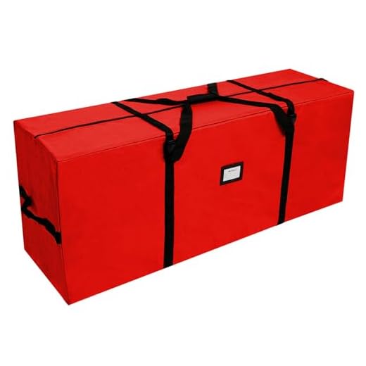 AerWo Christmas Tree Storage Bag 7.5 ft, Large Christmas Tree Storage Box, Christmas Storage Containers Fits Up to 7.5 Ft Artificial Trees Heavy Duty 600D Oxford Xmas Holiday Tree Bag with Dual Zipper