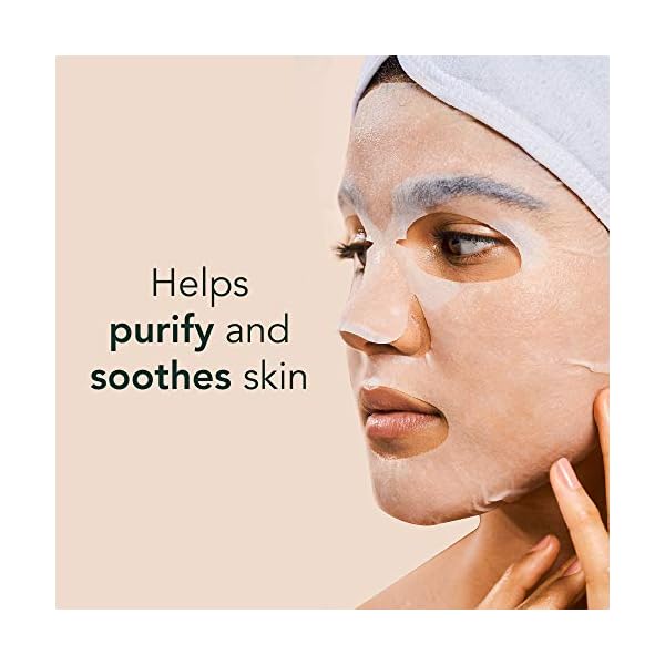 Rael Face Mask Skin Care, Vitamin C Face Masks - Bamboo Facial Sheet Mask, Korean Skincare, with Brightening Vitamin C Serum and Fruit Extracts, All Skin Types (Vitamin C, 5 Sheets)