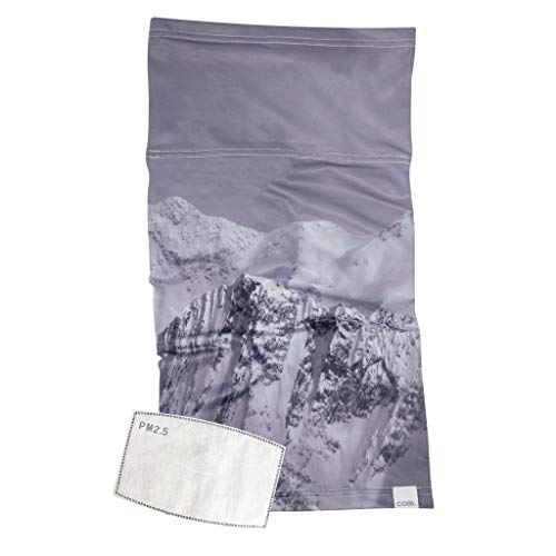 Coal Gaiter Face Mask with Filter Pocket - Unisex, Convertible & Lightweight Covering (Mountain)