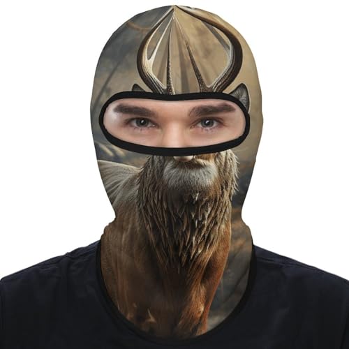 Balaclava para hombre, máscara para esquí y caza, cubre cara para ciclismo y actividades invernales miniatura 7