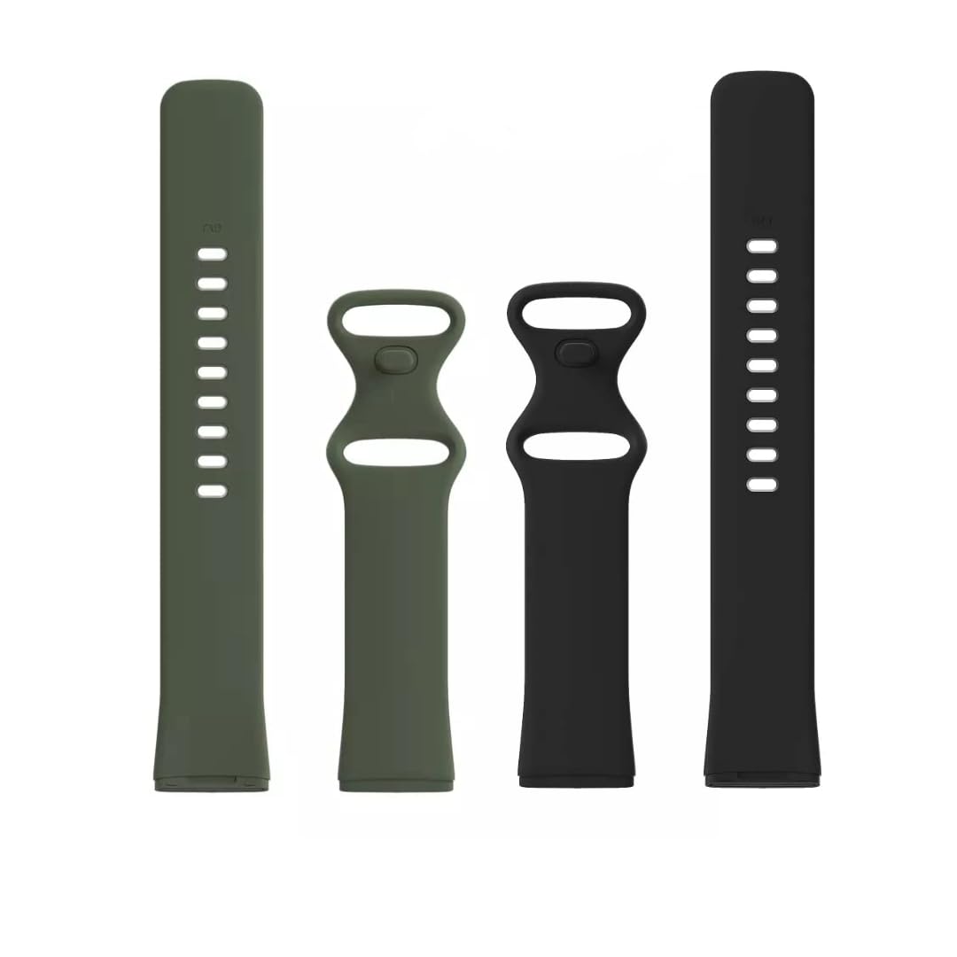 Valente Silicone Watch Strap Compatible with Fitbit Versa 3 & Versa Sense only (Pack Of 2)-picture-29