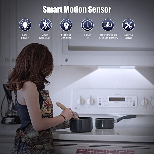 30-Led Closet Light With Charging Station, Motion Sensor Cabinet Light, Under Cabinet Lights, Wireless Usb Rechargeable Kitchen Night Lights, Battery Operated Light For Wardrobe,Cabinet,Cupboard-4Pcs #TOP2