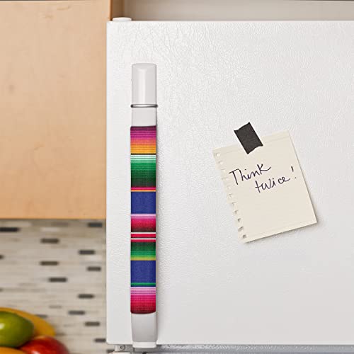 Image of Pardick Refrigerator Door Handle Covers Set of 2 Colorful Rainbow Washable Fridge Dishwasher Mocrowave Oven Door Decor Protector Handle Cover Keep Your Kitchen Appliance Clean from Food Stains