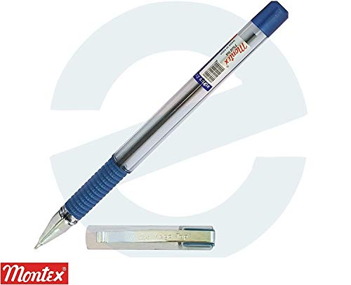 Image of Montex Mega Top Ball Pen - Blue (Pack of 20) By DTL Company
