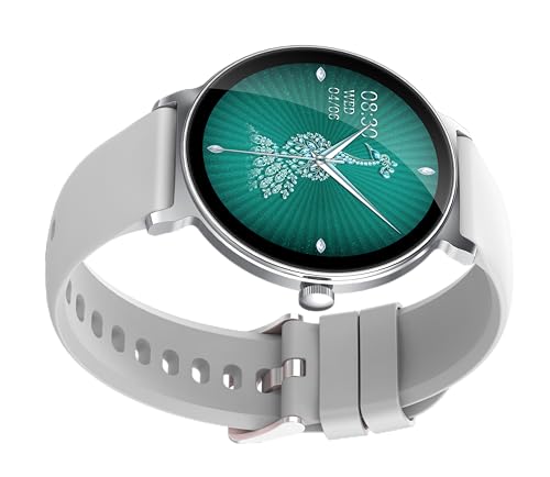 taopodo Relojes inteligentes para mujer, IP68 resistente al agua, rastreador de actividad física (gris claro)