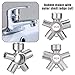 10-in-1 Heavy-Duty Faucet Aerator Removal Tool, Metal Removal Key for M16.5-M28, Fits Hidden Thread & Housing Aerators Essential Home Plumbing Repair Tool (with Keychain)