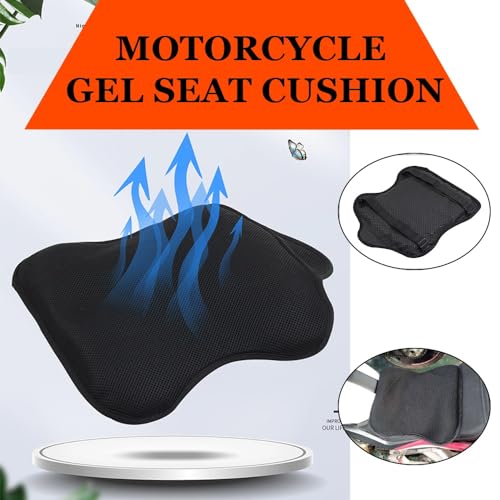 Cojín para motocicleta universal y funda de asiento antideslizante 2
