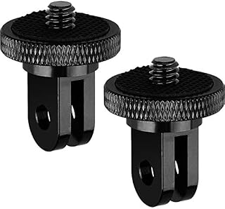 ChromLives Tripod Mount Adapter, Camera Mount Adapter, 1/4 -20 Tripod Adapter Compatible with Gopro Hero Sony Xiaomi yi Sjcam Action Cameras and Other Standard 1/4 Accessories