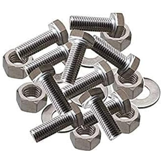 Head Screws Nut and Bolts with Washer 25MM