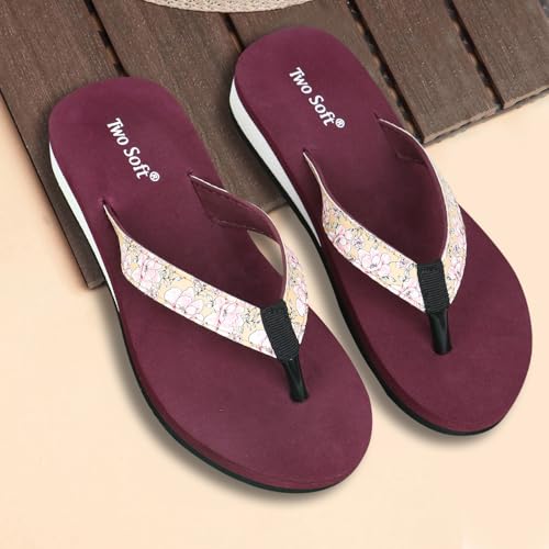 Image of Women Slipper Stylish Comfortable Lightweight Soft Flaxsible Casual Flip Flop /Girls fancy chappal P GN-029