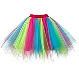 Perfekt für Tanz, Ballett, Kostüme, dress up, Jazz und Stepptüm sowie Partyfavoriten. Auch unter ROCK n ROLL, Vintage-Kleid und anderen Outfits oder allein als Rock getragen werden können.