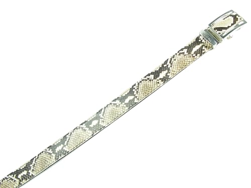 Genuine Python Snake Skin Auto Locking Men's Belt 46" Long3