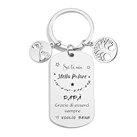 FGHJK Regalo Portachiavi Papa Regalo Papa Regalo Festa Del Papà Festa Del Papà Idee Regalo,Regalo Festa Del Papà Personalizzato Festa Del Papa Portachiavi Regali Originali Festa Del Papà (6)