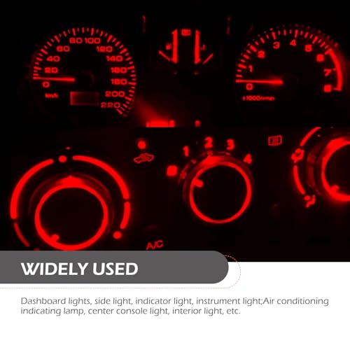 20 unidades bombillas LED T5 para tablero de auto miniatura 7