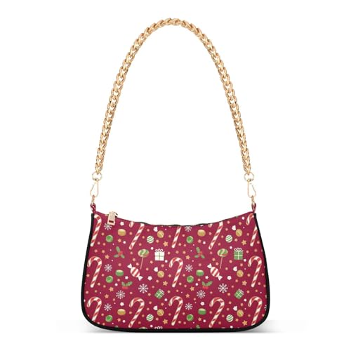 Sac à main à bandoulière chic marron aux finitions motif houx