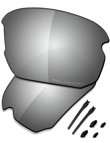 Remplacer verres Oakley Flak XS OJ9005 kit caoutchouc chromé Saucer