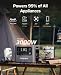 AFERIY 3000W 2048Wh Expandable Portable Power Station, Max 10240Wh Capacity, 1.5H Fast Charge, PD 140W, <10ms UPS Backup, App Control, Solar Generator for Caravans, Camping & Home, 7-Year Wa-rranty