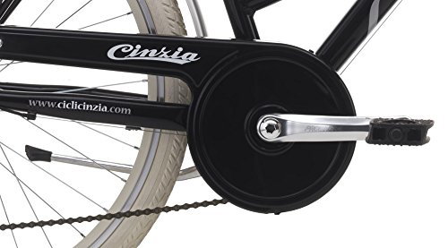 Cicli Cinzia Tiffany Women's Bicycle Aluminium Frame 6 Speed (Black, 28  Inches - Size 46) : Amazon.de: Sports \u0026 Outdoors
