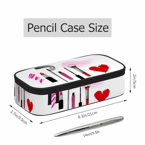 Image of Brush Lipstick Pencil Bag Cosmetics Eyebrow Eyelash Brush Women Big Capacity Pencil Case Pencil Pouch Pen Bag School Students Boy Girl