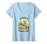 Photo Gallery donna crazy plant guy pianta amanti fiorista divertente giardinaggio giardino maglietta con collo a v Photo Gallery donna crazy plant guy pianta amanti fiorista divertente giardinaggio giardino maglietta con collo a v