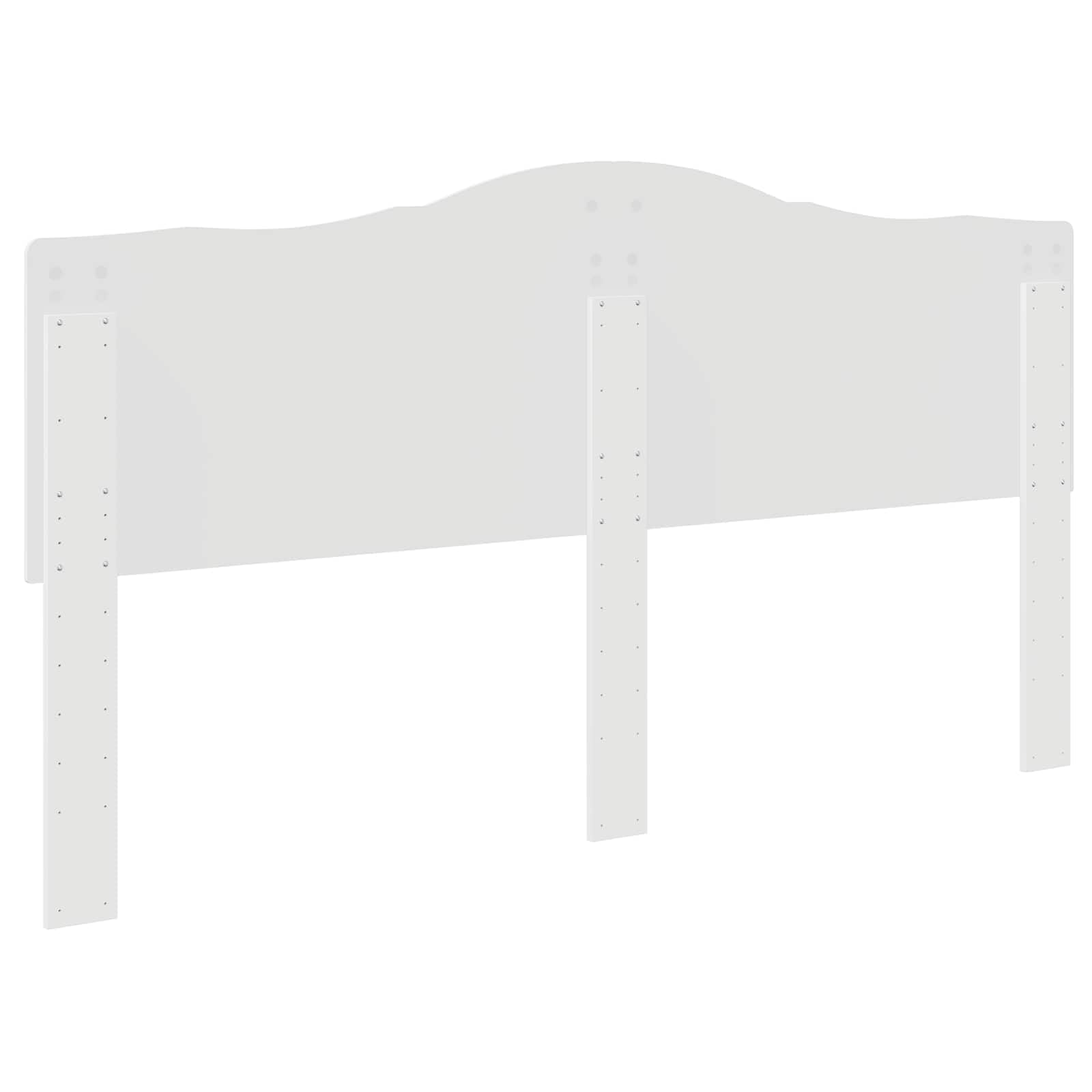 vidaXL Testiera Bianco Legno Multistrato, Testiera Letto Moderna, Design Retangolare, Mobili Minimalisti, Decorazione Resistente per Camera da Letto